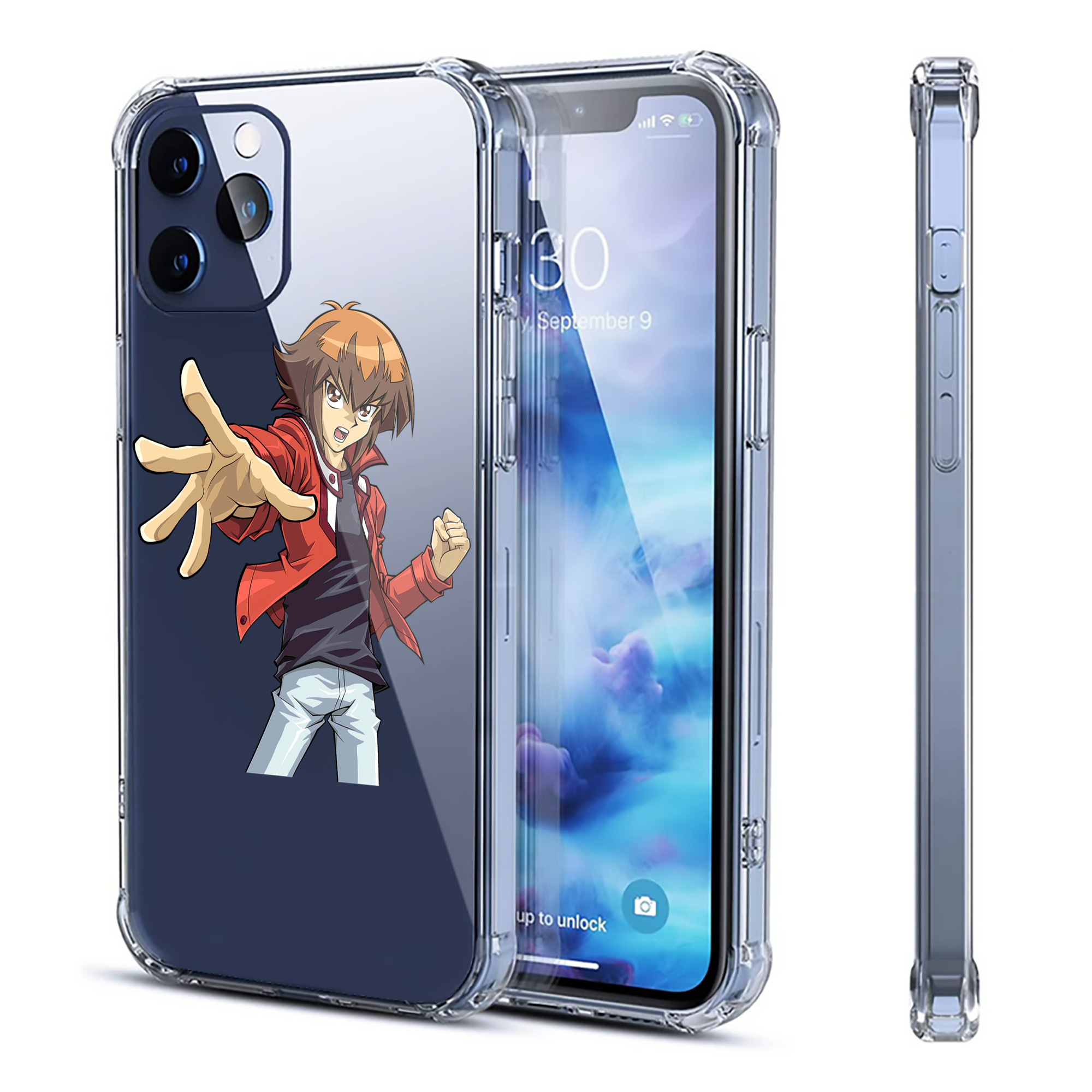 （画像用） 遊☆戯☆王 Yu-Gi-Oh! 【iPhone 12シリーズ対応】透明スマホケース（クリアソフトケース）